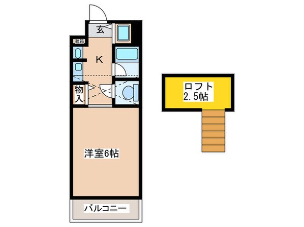 ｴｽﾃﾑｺｰﾄ大阪城前OBPﾘﾊﾞｰﾌﾛﾝﾄ302の物件間取画像